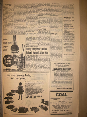 The Semiahmoo Sun and White Rock Weekly, November 15, 1956 (Page 7)
