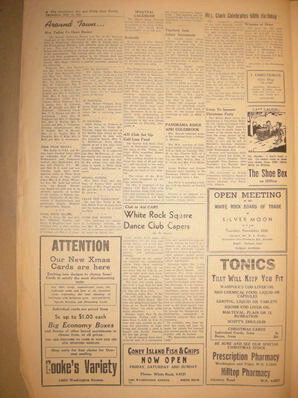 The Semiahmoo Sun and White Rock Weekly, November 15, 1956 (Page 4)