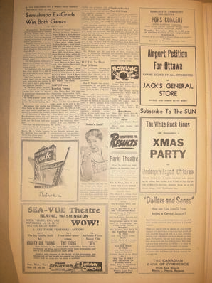 The Semiahmoo Sun and White Rock Weekly, November 15, 1956 (Page 2)