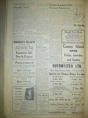 The Semiahmoo Sun and White Rock Weekly, November 08, 1956 (Page 4)