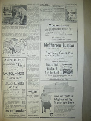 The Semiahmoo Sun and White Rock Weekly, October 25, 1956 (Page 11)