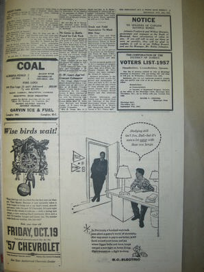 The Semiahmoo Sun and White Rock Weekly, October 18, 1956 (Page 7)