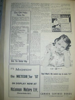 The Semiahmoo Sun and White Rock Weekly, October 11, 1956 (Page 8)