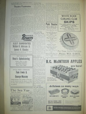 The Semiahmoo Sun and White Rock Weekly, September 27, 1956 (Page 2)