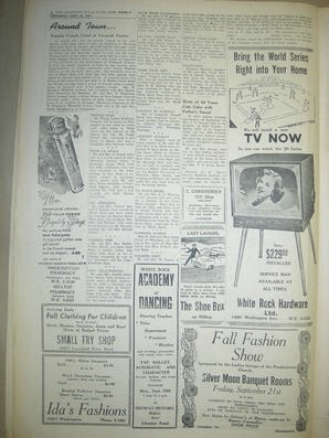 The Semiahmoo Sun and White Rock Weekly, September 20, 1956 (Page 6)