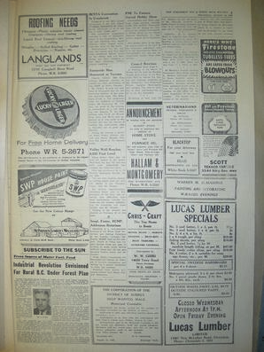 The Semiahmoo Sun and White Rock Weekly, August 16, 1956 (Page 9)