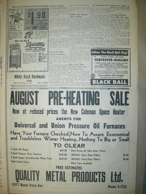 The Semiahmoo Sun and White Rock Weekly, August 16, 1956 (Page 7)