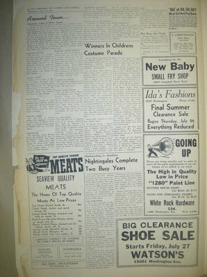 The Semiahmoo Sun and White Rock Weekly, July 26, 1956 (Page 4)