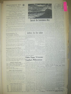 The Semiahmoo Sun and White Rock Weekly, July 26, 1956 (Page 3)