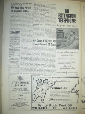 The Semiahmoo Sun and White Rock Weekly, June 14, 1956 (Page 10)