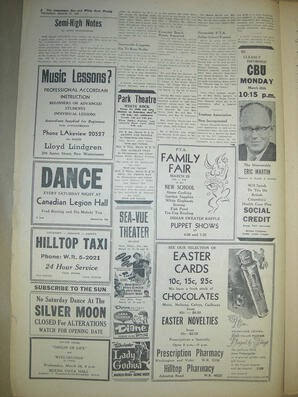 The Semiahmoo Sun and White Rock Weekly, March 22, 1956 (Page 2)