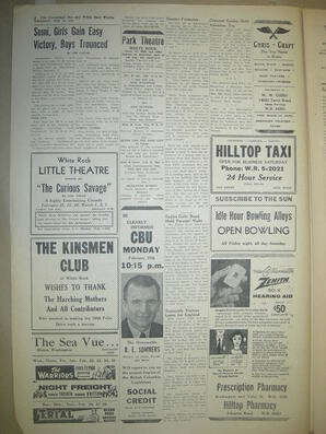 The Semiahmoo Sun and White Rock Weekly, February 23, 1956 (Page 2)