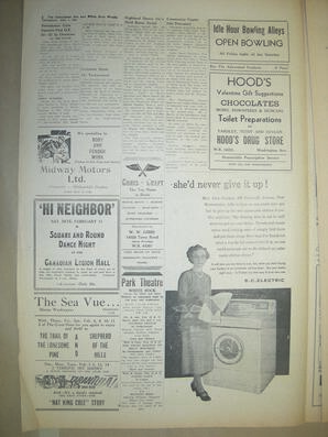 The Semiahmoo Sun and White Rock Weekly, February 09, 1956 (Page 2)