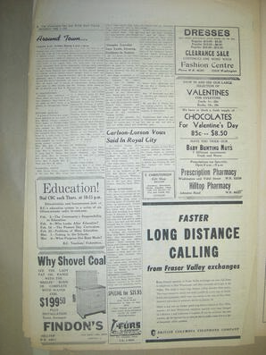 The Semiahmoo Sun and White Rock Weekly, February 02, 1956 (Page 8)