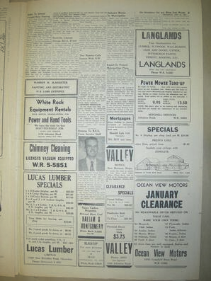 The Semiahmoo Sun and White Rock Weekly, January 26, 1956 (Page 9)