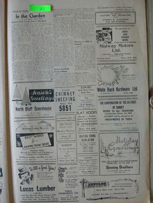 The Semiahmoo Sun and White Rock Weekly, December 30, 1954 (Page 7)