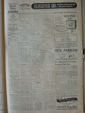 The Semiahmoo Sun and White Rock Weekly, December 30, 1954 (Page 5)