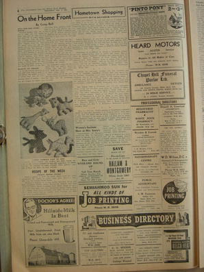 The Semiahmoo Sun and White Rock Weekly, December 02, 1954 (Page 4)