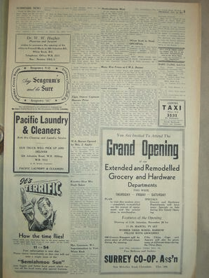 The Semiahmoo Sun and White Rock Weekly, November 18, 1954 (Page 5)