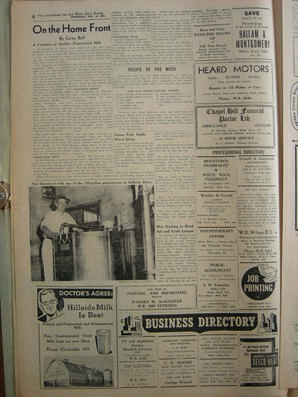 The Semiahmoo Sun and White Rock Weekly, November 18, 1954 (Page 4)