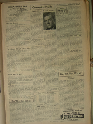 The Semiahmoo Sun and White Rock Weekly, November 18, 1954 (Page 3)