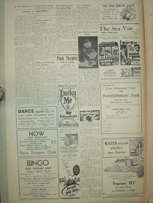The Semiahmoo Sun and White Rock Weekly, October 21, 1954 (Page 2)