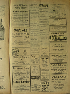 The Semiahmoo Sun and White Rock Weekly, October 14, 1954 (Page 9)