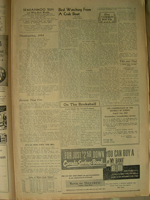The Semiahmoo Sun and White Rock Weekly, October 07, 1954 (Page 3)