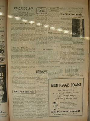 The Semiahmoo Sun and White Rock Weekly, September 09, 1954 (Page 3)