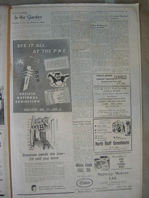 The Semiahmoo Sun and White Rock Weekly, August 26, 1954 (Page 9)
