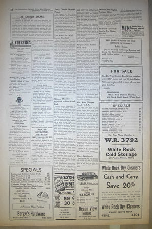The Semiahmoo Sun and White Rock Weekly, August 12, 1954 (Page 10)