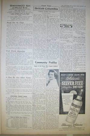 The Semiahmoo Sun and White Rock Weekly, August 05, 1954 (Page 3)