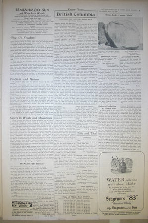 The Semiahmoo Sun and White Rock Weekly, July 15, 1954 (Page 3)