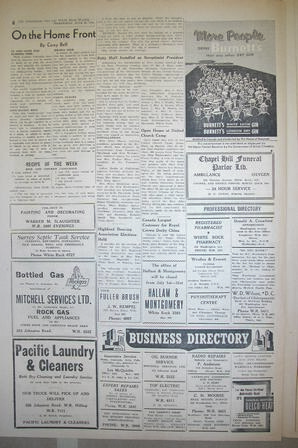 The Semiahmoo Sun and White Rock Weekly, June 30, 1954 (Page 6)