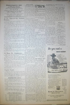 The Semiahmoo Sun and White Rock Weekly, June 30, 1954 (Page 3)