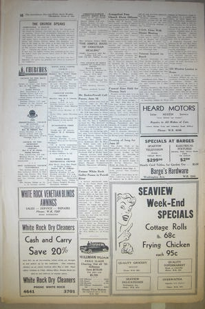 The Semiahmoo Sun and White Rock Weekly, June 24, 1954 (Page 10)