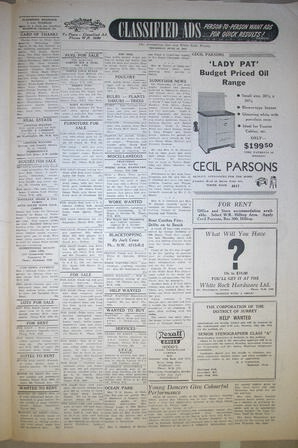 The Semiahmoo Sun and White Rock Weekly, June 24, 1954 (Page 5)