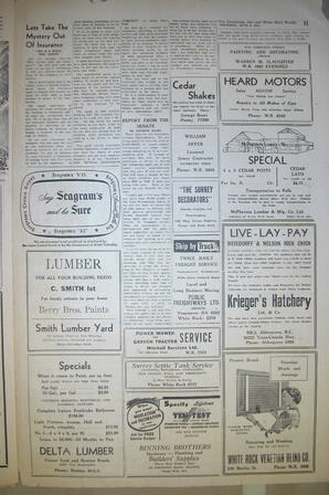 The Semiahmoo Sun and White Rock Weekly, June 03, 1954 (Page 11)