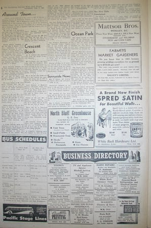 The Semiahmoo Sun and White Rock Weekly, February 11, 1954 (Page 6)