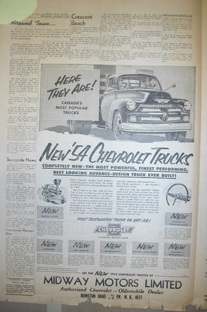 The Semiahmoo Sun and White Rock Weekly, January 07, 1954 (Page 4)
