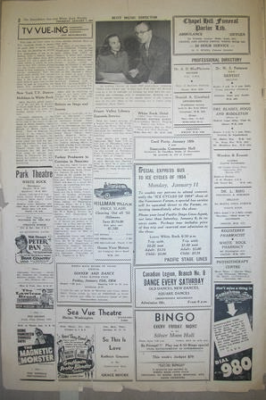 The Semiahmoo Sun and White Rock Weekly, January 07, 1954 (Page 2)