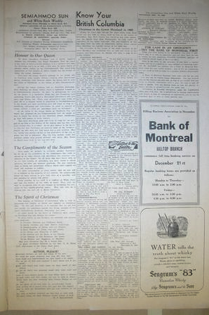The Semiahmoo Sun and White Rock Weekly, December 24, 1953 (Page 3)