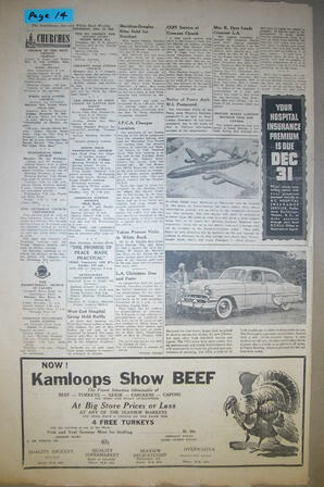 The Semiahmoo Sun and White Rock Weekly, December 17, 1953 (Page 14)
