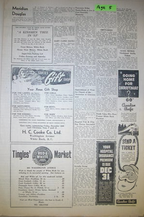 The Semiahmoo Sun and White Rock Weekly, December 17, 1953 (Page 5)