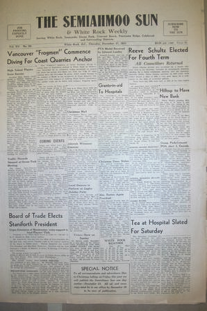 The Semiahmoo Sun and White Rock Weekly, December 17, 1953 (Page 1)