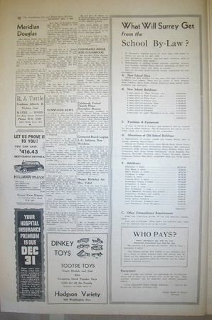 The Semiahmoo Sun and White Rock Weekly, December 03, 1953 (Page 10)