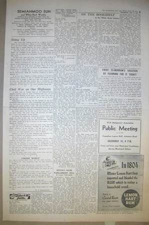 The Semiahmoo Sun and White Rock Weekly, December 03, 1953 (Page 9)