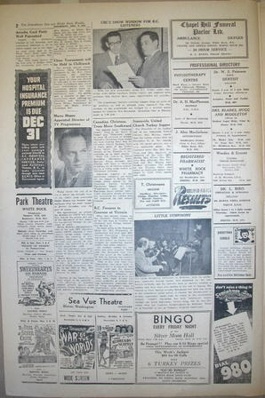 The Semiahmoo Sun and White Rock Weekly, December 03, 1953 (Page 2)