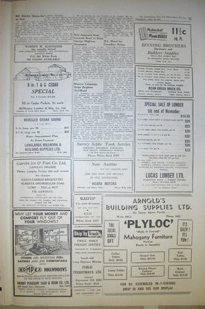 The Semiahmoo Sun and White Rock Weekly, November 26, 1953 (Page 11)