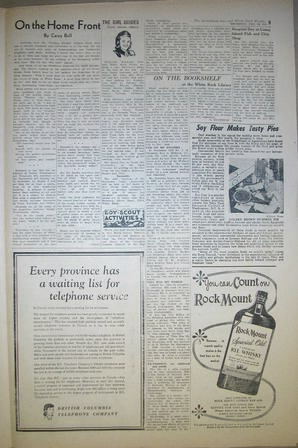 The Semiahmoo Sun and White Rock Weekly, November 26, 1953 (Page 9)